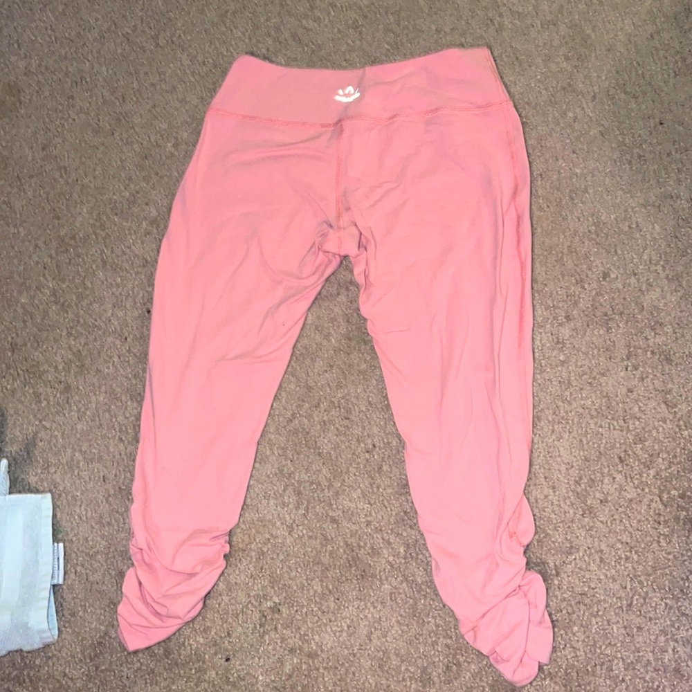 Light pink beyond yoga pants.